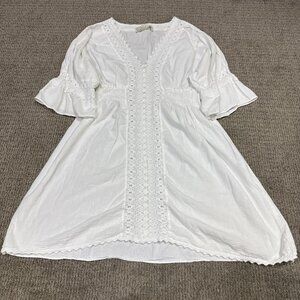 Seaspice Dress White Long Sleeve Women’s Size XL